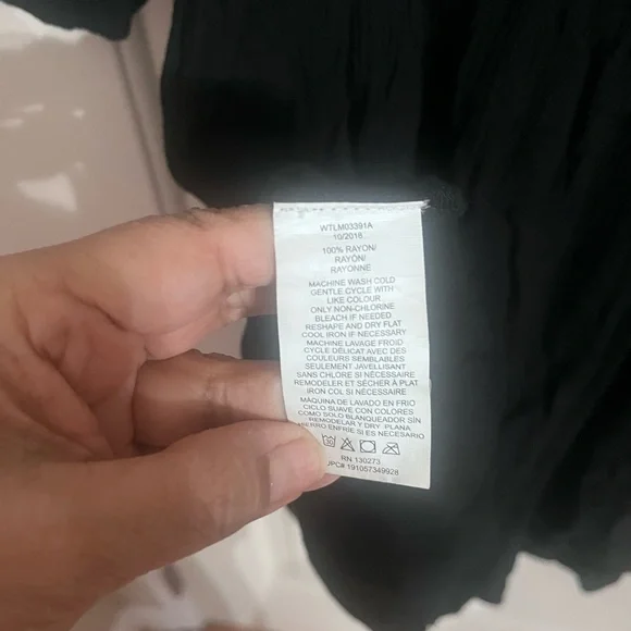 Wrangler Black Ruffled Top - Picture 7 of 7